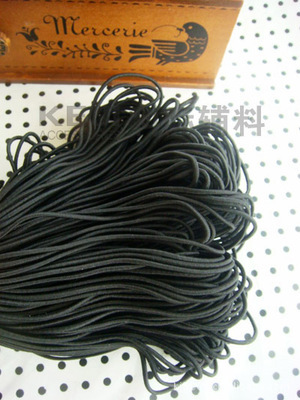 3mm與3.5mm松緊繩現貨熱銷 黑白經典，助力服裝輔料高效生產